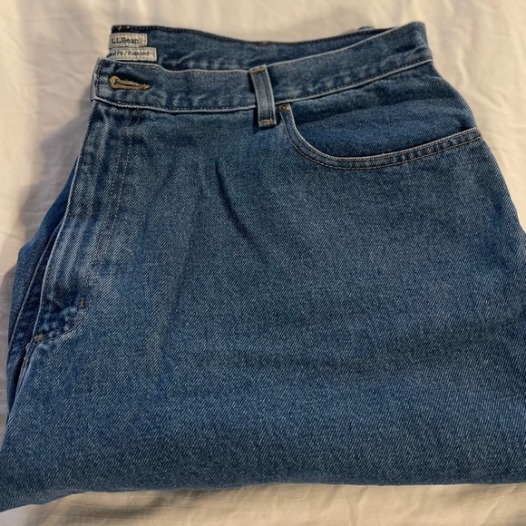 L.L. Bean Double L Womens Jeans Ultra High-Rise Straight Leg size 22W stonewash - Picture 2 of 12